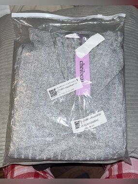 Cheibear Women's Ribbed Knit Pajama Set